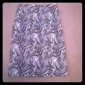 Black and white pencil skirt Sz Small
